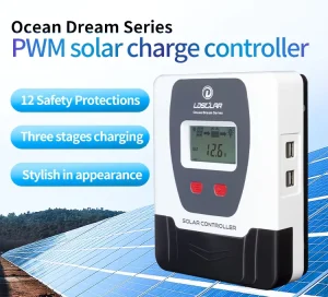 30A PWM Solar Charge Controller 12V/24V with Lighting Control