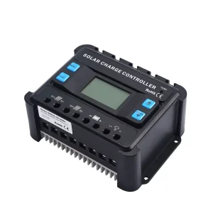 30A PWM Solar Charge Controller 24V/48V Solar Panel LCD Display