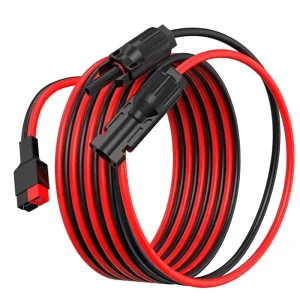 30A Plug to Photovoltaic Connector Solar Panel Outdoor Power Charging Cable 12 24V PVC Jacket