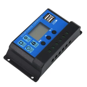 30A Solar Charge Controller Solar Panel Battery Intelligent Regulator with Dual USB Port