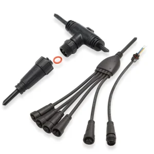 30A Solar Panel MC Connector Y3 Copper Contact Y Branch 2 Way Adapter with Solar Cable Connectors Splitter Power Application