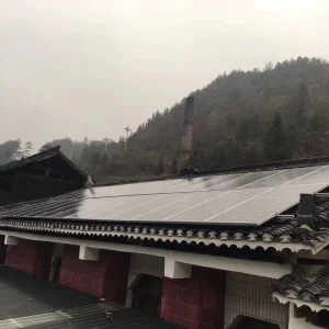 30W Bipv Roof Tiles Solar Panel with 60M S Wind Load 1.8KN m2 Snow Load Anodized Surface Treatment