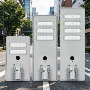 30W Solar DC IP65 Outdoor LED Street Light with Brightness Sensor, Remote Control, and 6000K Daylight