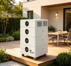 30kWh 11kW All in One Stackable LiFePO4 Energy Storage System Built in Inverter for Home and Commercial Solar Backup Power