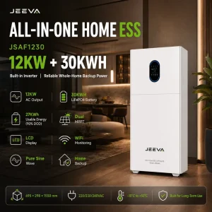 30kWh 12kW Floor Standing Solar ESS with 15kW Dual MPPT Input Factory