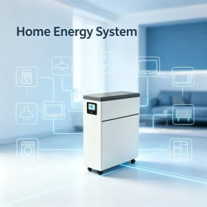 30kWh LiFePO4 Home Energy Storage Battery 51.2V 600Ah Vertical Wheeled Lithium Battery for Home Solar Power System