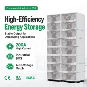 314Ah Residential ESS Modular Energy Storage System High Voltage Home Battery 8000 Cycles AI Powered BMS for Solar PV