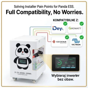 32.15kWh 30kWh 15kWh 16kWh Real Capacity 51.2V 628Ah LiFePO4 Solar Battery MB56 Cell 8000 Cycles CAN RS485 BMS