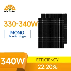 340W High-Efficiency Monocrystalline Solar Panel
