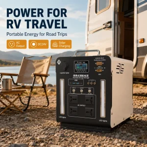3500W LiFePO4 Pure Sine Wave Outdoor Indoor Portable Power Station Solar Panel PV Energy Storage System Camping Car Emergency