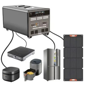 3500W Portable Power Station Expandable 3200-9280Wh LiFePO4 Solar Generator for Home Backup RV Emergency