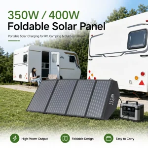 350W 400W Foldable Solar Panel Portable Solar Charger for Power Station RV Camping Outdoor Solar Energy System