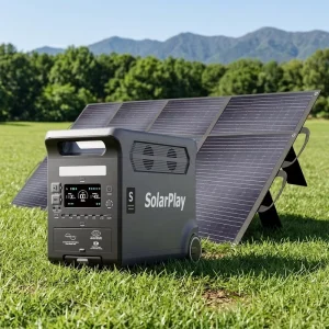 3600W AC 3840Wh Backup Power 400W Solar Charger Home Outdoor LiFePO4 Power System MPPT Controller Car Compatible Gas Generator