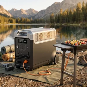 3600W Portable Station 400W Folding Solar Panels Hybrid Outdoor Generator Mobile LiFePO4 Battery 3840Wh Pure Sine Wave MPPT Car