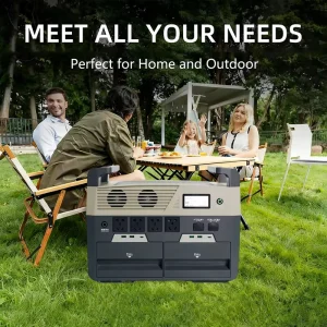 3600Wh Portable Solar Generator with MPPT Controller Lithium Ion Battery Home Energy Storage for Construction for Camping