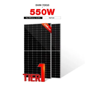 单晶硅380w 410w 550w 1000w太阳能电池板，适用于住宅光伏太阳能发电板