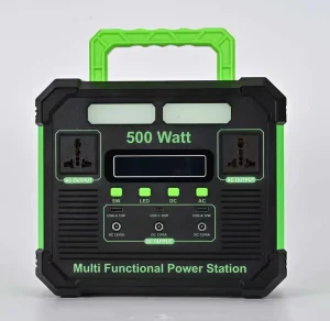 384Wh 500W LiFePO4 Portable Station Solar Panel Generator 110V 220V USB-C PD Fast Charging LED Light Camping Emergency Backup
