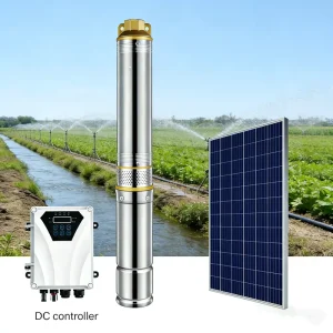 3DSD 2HP 3 Inch Solar Deep Water Pump Factory Direct Mppt Controller Brushless Solar Borehole Water Pump