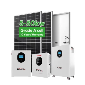 太阳能系统 3KW 5KW 8KW 10KW 离网光伏套件 太阳能电池板 锂电池逆变器 用于偏远村庄供电