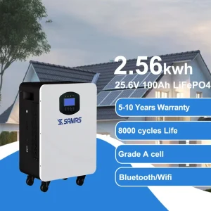 3KW All-in-One Solar Power Station 2.56KWh LiFePO4 3.6KW MPPT Hybrid Grid Off-Grid UPS Expandable 38KWh Home Backup