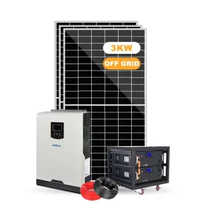 3KW Complete Off Grid Residential Solar Inverter System 51.2V Photovoltaic Energy Storage Wall Mounted Pure Sine Wave Home Use