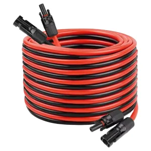 3M Solar Extension Cable Kit 3M Length 5.26mm² (10AWG) With Male Female MC4 Connectors Customizable