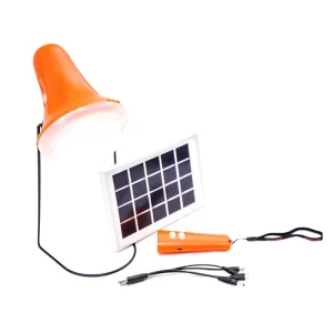 3W Home Solar LED Lighting System with Solar Panel, Rainproof