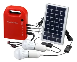 3W Mini Home Solar Power System with LED Light