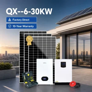 3kW Off-Grid Solar System 220V 110V Pure Sine Wave Output MPPT Charge Controller for RV Camping and Residential Energy