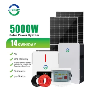 3kw Home Solar Energy System 5kw off Grid Hybrid Complete Kit Set 6.2kw With Solar Panels Battery for Power Storage