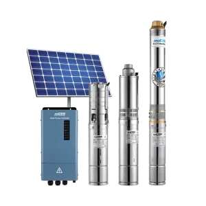 4 Inch 110v 1500w Stainless Steel DC Deep Well Solar Submersible Water Pump System for Agriculture Irrigation