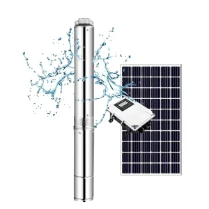 4 Inches 72V DC Solar Water Pump Submersible Stainless Steel Deep Well Pump