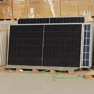 用于商业发电的单晶硅全黑400W 430W太阳能电池板