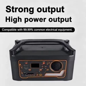 400W 500W 600W Portable Power Station Battery Solar Generator Pure Sine Wave Inverter RV Port Jump Starter Compact Design