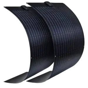 400W Monocrystalline Silicon Flexible Solar Panel 27% Efficiency Bendable for RV Camping Swimming Pool Building Surface Balcony