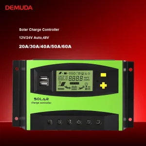 40A 48v 24v 12v Dual USB PWM Solar Power Charger Controller Solar Street Light Charge Controller CE RoHS