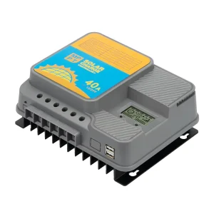 40A MPPT Solar Charge Controller 12V 24V 36V 48V PWM Regulator with LCD Display for Solar Panel Power Kit