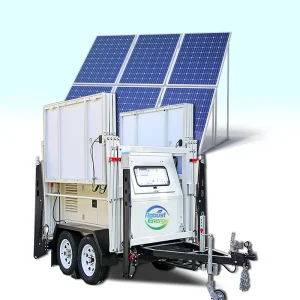 40KWh Mobile Solar Energy Storage System Solar Inverter Hybrid Grid LiFePO4 Battery