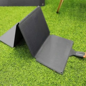 40w Foldable Solar Panel Solar Phone Charger All Black Be Cell for Outdoor Workers Smartphones Gps Data Collection Drones