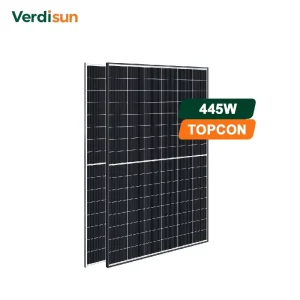 440-460W N Type Bifacial Solar Panel with 30-Year Warranty and High Transmission Glass for Home Solar Systems