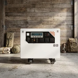 4500W Portable Inverter Power Station with Pure Sine Wave Output for Camping and Emergency Use