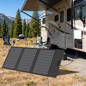 45w Foldable Solar Panel Monocrystalline ETFE Camping Outdoor Waterproof Lightweight and Portable Solar Power System