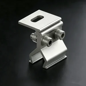 46x26mm Aluminum Roof Mounting System for PV Solar Panels High Wind Snow Resistance (60m/s 1.4kN/m)