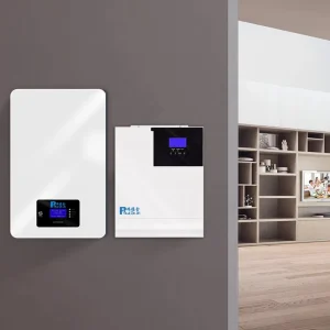 48V 100Ah 5kWh LiFePO4 Battery IP65 Wall-Mounted 6000+ Cycles Built-in BMS with CAN RS485 Communication for Off-Grid and On-Grid
