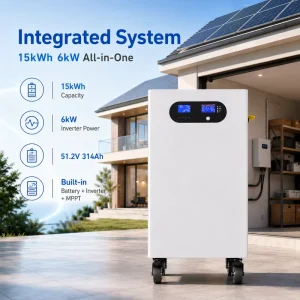 48V 100Ah Lithium Battery Pack 5Kwh Solar Energy Storage System Rechargeable 48V LiFePO4 Battery With Solar Inverter