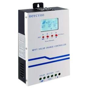 48V 12V 24V 60A MPPT Solar Controller 100V Input Wide Voltage Photovoltaic Charging Controller