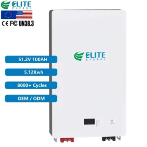 48V 200Ah 10Kwh Wall Mounted Lithium Ion Battery 51.2V 48 Volt LiFePO4 Power Wall Home Energy Storage Solar System