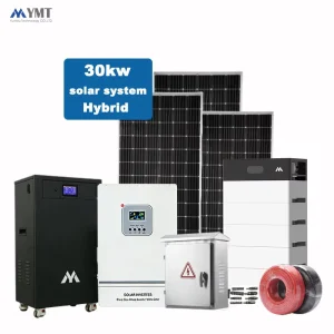48V 51.2V 100Ah Lithium-Ion LiFePO4 Solar Battery 5KWh 15KWh Home Energy Storage Battery with Inverter, Floor Type