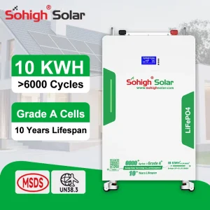48V 51.2V 200Ah Lithium Ion LiFePO4 Battery 10kWh for Solar Energy Storage