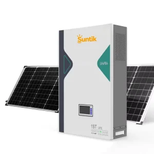 48V 51.2V 200Ah Server Rack LiFePO4 Battery Backup 5kWh Solar Battery System Household Use Wall Mounted Off Grid Hybrid